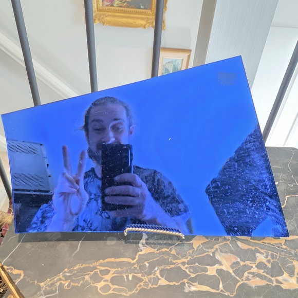 Blue Geometric Panel - Picture 5 of 9